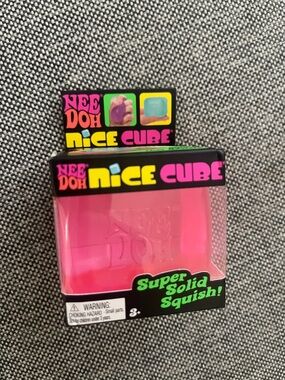 Nice Cube Pink Super Solid Squish Toy